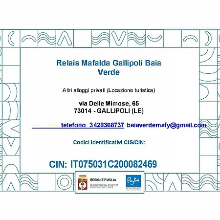 Apartamento Baia Relais Mafalda